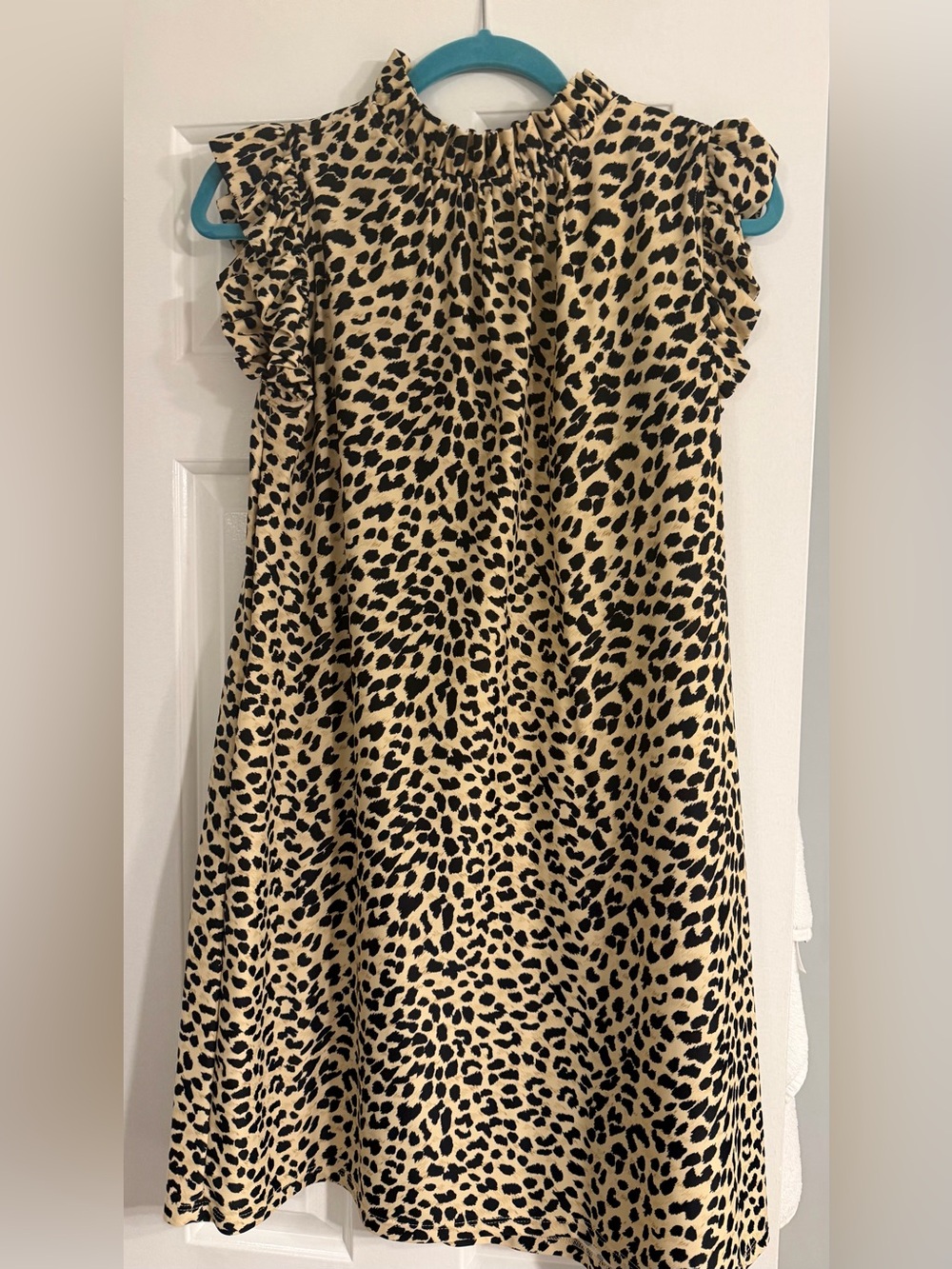 Jude Connally Leopard Print Sleeveless Dress with pockets